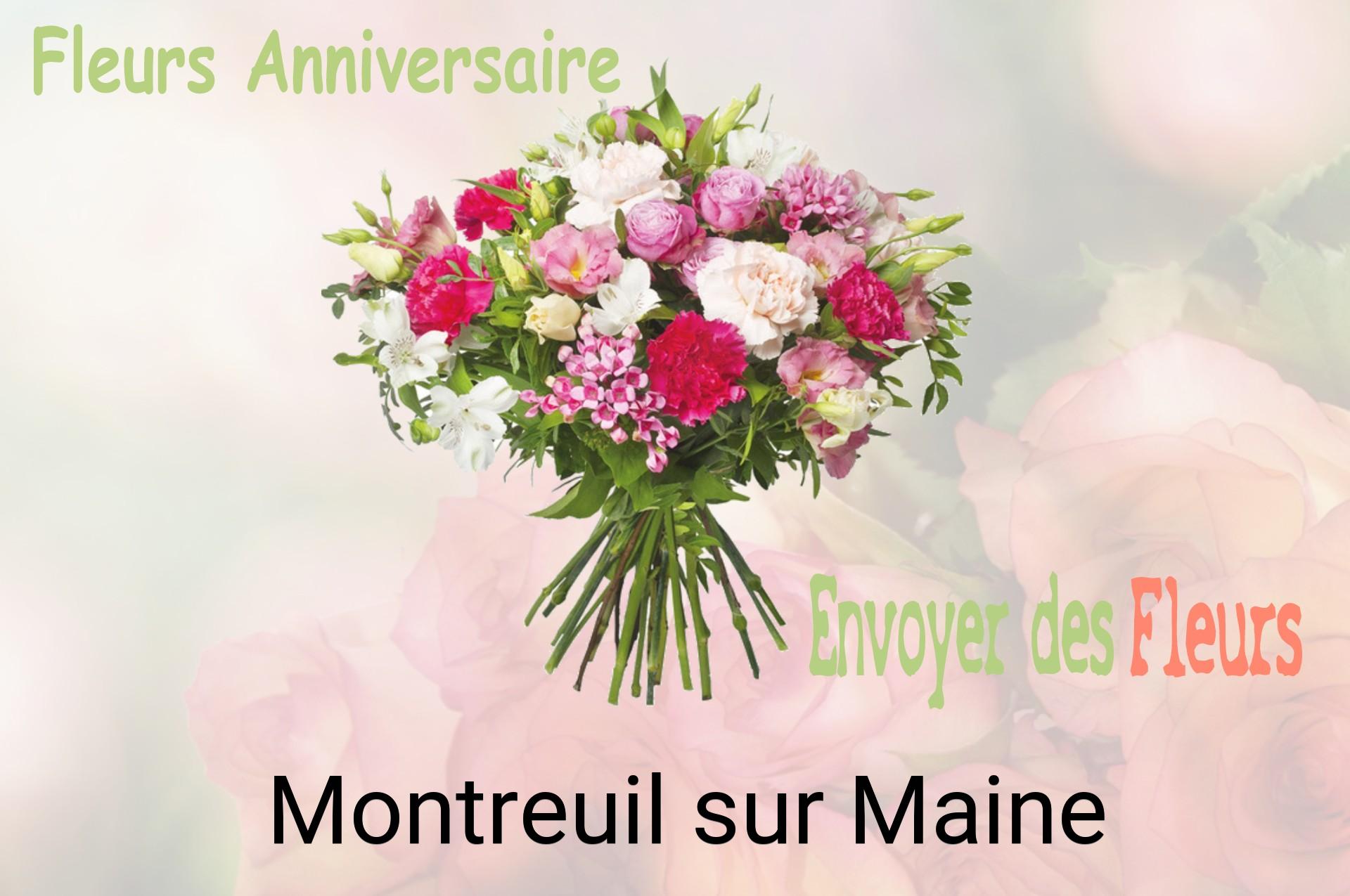 Bouquet de fleurs d’anniversaire livré à Montreuil-sur-Maine