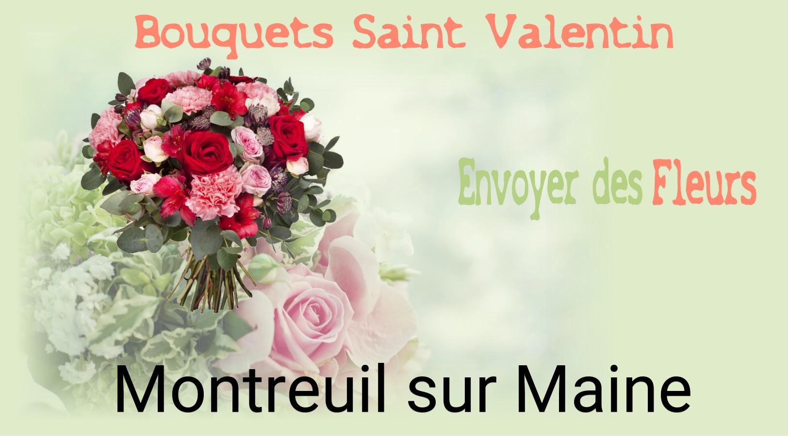 Roses de Saint-Valentin livrées à Montreuil-sur-Maine